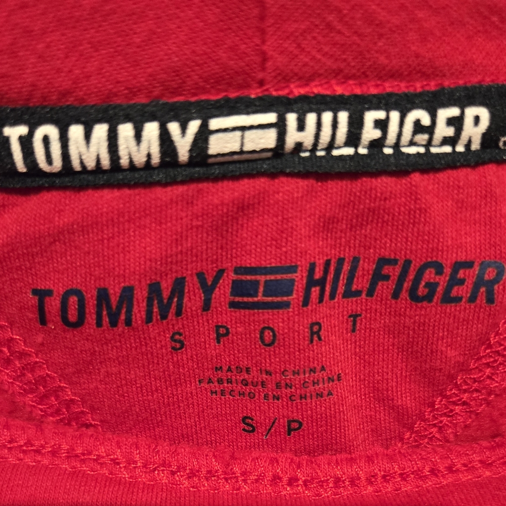 Tommy Hilfiger Vibrant Red Women's Hoodie Small - Picture 4 of 4